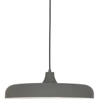 Steinhauer Pendelleuchte Krisip 1-flammig Grau Matt 50x50cm