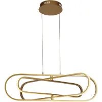 Searchlight Elegante goldene Hängelampe Clip