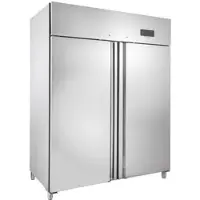 GastroHero Kühlschrank GNH1410TNM | 1350 Liter | GN 2/1 | Edelstahl | Energiesparend | LED Innenbeleuchtung | für Gastronomie und Großküche