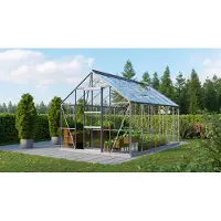 Vitavia Vitavia, Aktionsangebot (inkl. 100 Euro Zubehör): Gewächshaus "Meridian 1 9900", aluminium, 9,9 m², 3 mm ESG