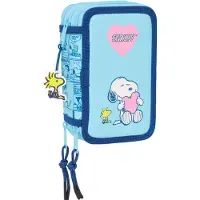 Snoopy Triple Filled Snoopy Love Mäppchen 37 Stücke Blau Mann Blau One Size
