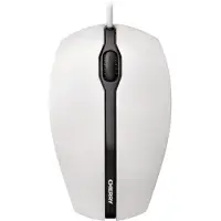 Cherry GENTIX Kabelgebundene Maus, Weiß Grau, USB, Beidhändig, Optisch, USB Typ-A, 1000 DPI, Schwarz, Grau