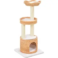 vidaXL Möbel Katzen-Kratzbaum Sisal Natürliches Weidenholz - Kratzbäume 170728