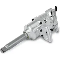 Eberth Druckluft Schlagschrauber mit 1 Zoll Aufnahme und 1/2 Zoll Druckluftanschluss, 1620 Nm, lange Spindel, Hochleistungs-Doppelschlagwerk