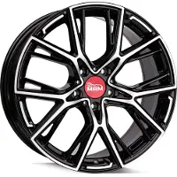 MAM Babyartikel GmbH 19 Zoll MAM B4 5x114,3 ET40 Alufelgen BLACK FRONT POLISH