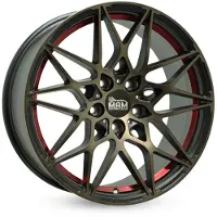 Mam 18 Zoll MAM B2 5x112 ET45 Alufelgen BRONZE RED INSIDE