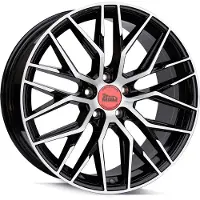 Mam 19 Zoll MAM RS4 5x112 ET45 Alufelgen BLACK FRONT POLISH