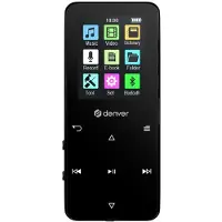 Denver MP-1830B BLACK - MP4 media player with built-in bluetooth and rechargeable battery - MP3 Spieler 4 GB