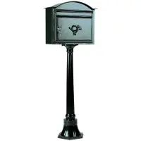 Ks Verlichting Briefkasten Postbox B7 am Bein - schwarz