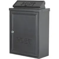 Ks Verlichting Anthrazitfarbener Briefkasten Postbox B6