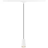 SLV PURI 2.0 Cone, 1 Pendelleuchte, GU10, Pendellänge 200cm, 1x max. 6W, weiß 1008260