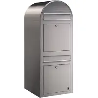 Bobi Briefkasten Duo i Edelstahl