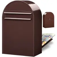 Bobi Briefkasten Classic B 8017 Dunkelbraun
