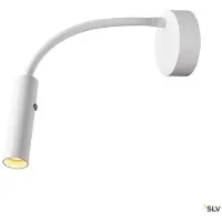 SLV Flexible Nachttischlampe Karpo Goose Weiß