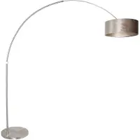 Steinhauer - stehlampe - Sparkled Light - stahl - metall stoff - bogenlampe - E27 - 8125ST