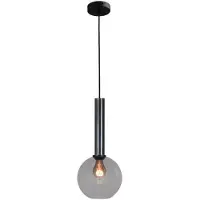 Masterlight Hängelampe Ø 20cm Bella 2 Gesprenkeltes Öl mit Rauchglas