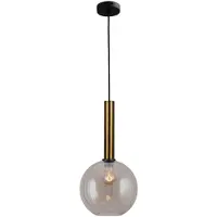 Masterlight Hängelampe Ø 25cm Bella 2 Antikes Messing mit Goldglas
