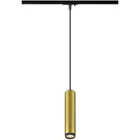 SLV GRIP! L, 1 Pendelleuchte, GU10, Pendellänge 200cm, 1x max. 6W, gold / schwarz 1008473