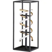 FISCHER&HONSEL GMBH Designer-Tischlampe Gian schwarze LED