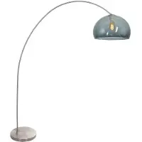 Steinhauer Bogenlampe Solva Metall mit Rauchglas