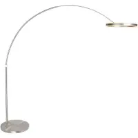 Steinhauer Design-Bogenlampe Ringlux Metall