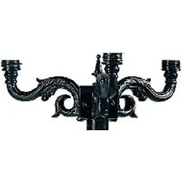 Ks Verlichting Nostalgic lantern crown Ornament 3-flammig - grün