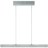 Steinhauer Design-Pendelleuchte Fluxy 120cm grau