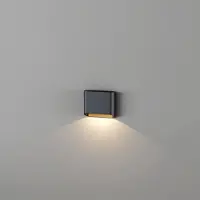 Artdelight Wandleuchte Diaz 1L Schwarz mit Gold