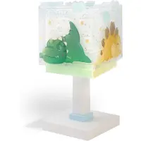 DALBER Tischlampe Baby Dinos blau