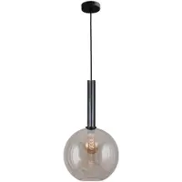 Masterlight Bella 2 Pendelleuchte 1-flammig-Glas Gold Fumé groß-Getupftes Öl