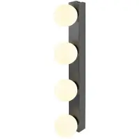 SLV Wandleuchte Sun Mirror 3-flammig schwarz