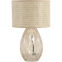 Searchlight Tischlampe Diane Champagner