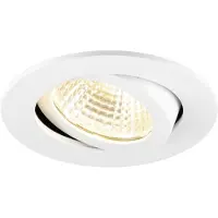 SLV 1009022 NEW TRIA 68, Deckeneinbauleuchte, PHASE, AIRTIGHT, rund, 3000 K, 7.5 W, weiß
