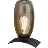 Masterlight Tischlampe Olive Ø12,5 cm Glas – Kakao