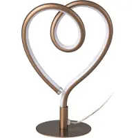Eth Herztischlampe Lovie Anodic Brown