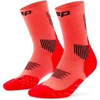 Cep Core Run Socks Mid Cut 5.0, Laufstrümpfe, Herren, neon