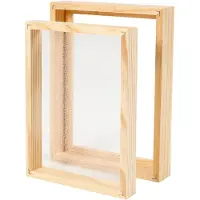 Creativ Company 22795, Bilderrahmen-Set, Holz, Natürlich/Natur, Rechteckig, 190 mm, 30 mm