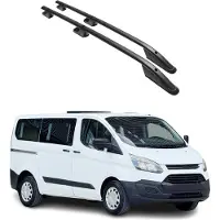 Omac Alu Dachreling für Ford Tourneo Custom 2013-2024 L1 Kurzer Schwarz
