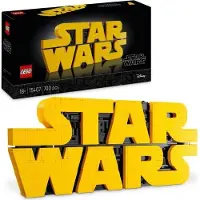 LEGO Star Wars Logo aus Steinen, Bauset für Erwachsene, 700 Teile, Star Wars Dekoration
