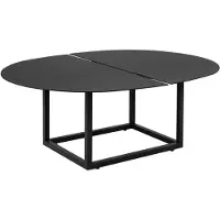 Brafab Loungetisch Olive 80 x 40 x 110 cm Aluminium Schwarz