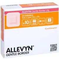 Allevyn Gentle Border Lite 5x5 cm Schaumverb. 10 ST