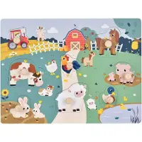 Kinder and Kids Knopfpuzzle Bauernhof