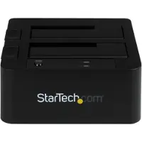 StarTech.com .com 2-fach USB 3.0 / eSATA Festplatten Dockingstation mit UASP für 2,5/3,5" SSD / HDD - HDD - SSD - Serial ATA III - 2.5,3.5 Zoll - 8 TB - USB 3.2 Gen 1 (3.1 Gen 1) Type-B - 6 Gbit/s