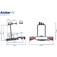 Pro-User Amber IV Deichsel Fahrradträger 7/13-polig max. 60 kg