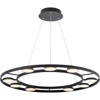 Maytoni MOD070PL-L63B3K, LED, 3000 K, 2800 lm, IP20, Schwarz