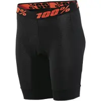 100% Crux Liner Damen Funktionsshorts, schwarz, L