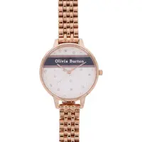 Olivia Burton OB16VS06 Damenuhr Pink & Navy Stripe OB16VS06