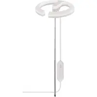 Emos LED-Grow-Lampe für Zimmerpflanzen und Sukkulenten, runde Wachstumslampe für Orchideen mit Timer, höhenverstellbar, 300lm, 1,7m USB-Kabel, Z7902