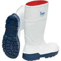 Techno Boots S4 *VITAN* PolyurethanSTIEFEL Arbeitsschuhe in Übergrößen Weiß [D2C]35484 große Unisexschuhe, Größe:46