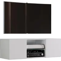 VCM TV Möbel | Wandboard | Lowboard hängend | Maße H. 40 x B. 115 x T. 36 cm | Wandschrank - Jusa
